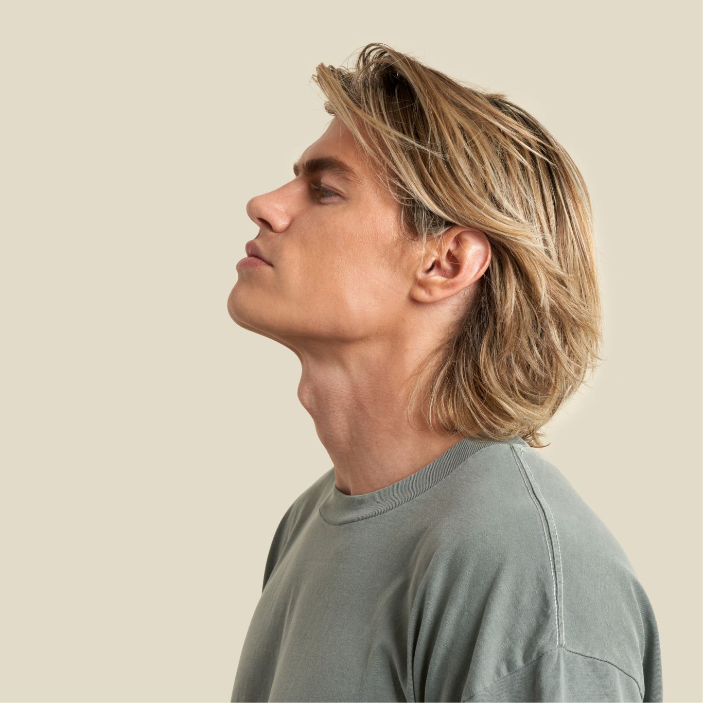 Mayena user handsome man with sharp facial features