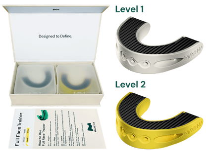 Full-Face-Trainer two levels with packaging and instructions