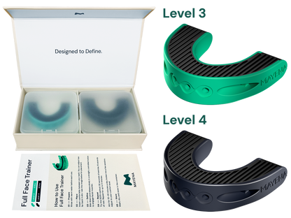 Full-Face-Trainer two levels with packaging and instructions