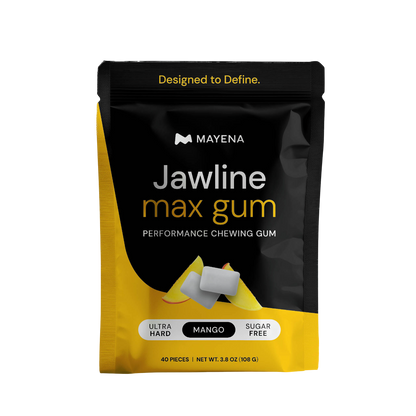 Mayena Jawline max gum mango flavor packaging