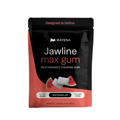 Mayena Jawline max gum packaging with watermelon flavor